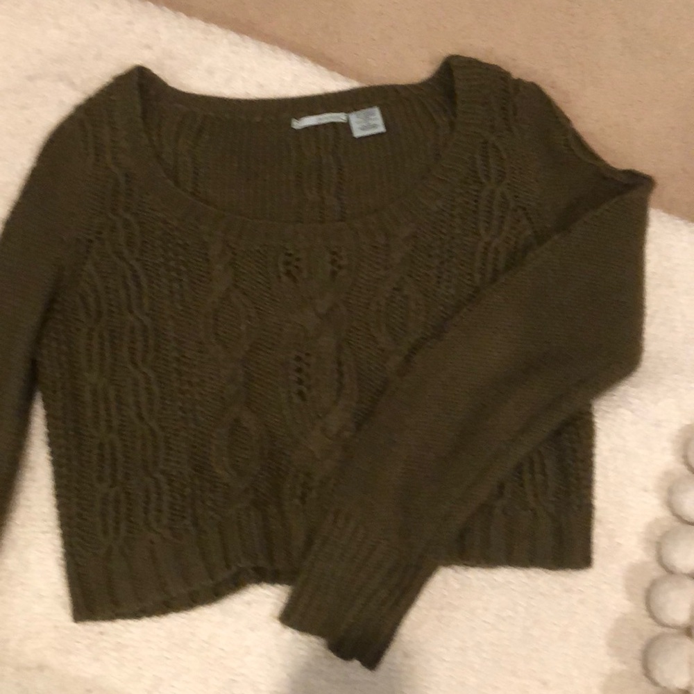 Army Green wool sweater